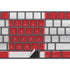 Croatia Soccer Flag Magic Keyboard with Numeric Keypad Skin